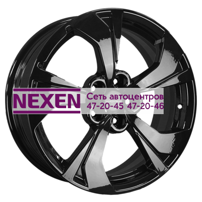 Khomen Wheels 7x17/5x114,3 ET35 D66,1 KHW1724 (Nissan Juke) Black