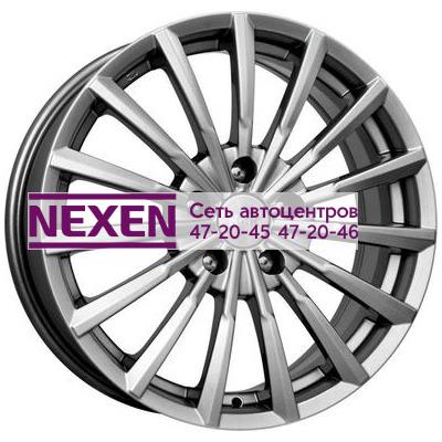 K&K 7x17/5x100 ET48 D56,1 Акцент (КС562) Дарк платинум