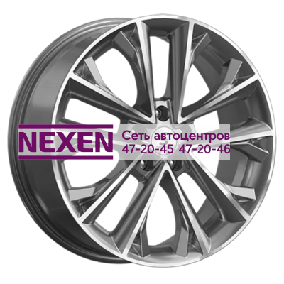 Premium Series 7x18/5x112 ET45 D57,1 КР012 (Karoq/Taos) Diamond Gloss Graphite