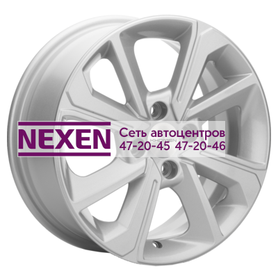 Khomen Wheels 6x15/4x98 ET36 D58,6 KHW1501 (Lada Granta) F-Silver