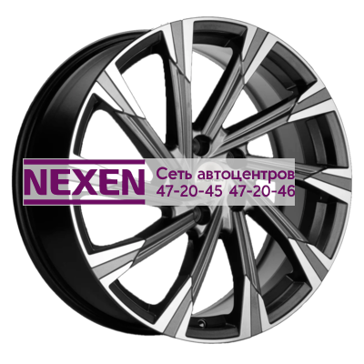 Khomen Wheels 7,5x19/5x108 ET46 D63,4 KHW1901 (Tugella) Gray-FP