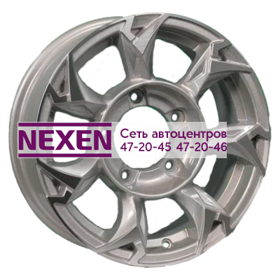 Khomen Wheels 5,5x15/5x139,7 ET5 D108,1 KHW1505 (Jimny) F-Silver-FP
