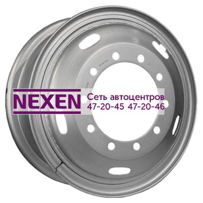 SRW 8,5x24/10x335 ET180 D281 Silver (3248505) Камаз 6580 / Вольво / Скания / Ман / Мерседес (б/к)