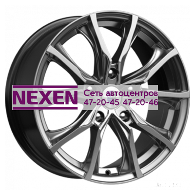 K&K 7,5x17/5x108 ET50 D63,35 Твист (КС697) Дарк платинум