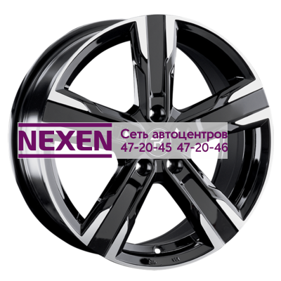 Replay 7,5x18/5x110 ET46 D63,3 CHG20 BKF (конус, C570)