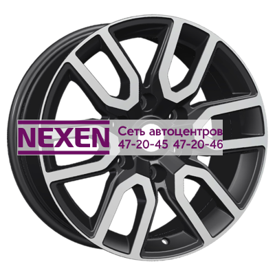 Khomen Wheels 8x17/6x139,7 ET45 D93,1 KHW1723 (Mazda BT50) Black-FP