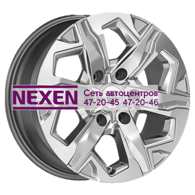 K&K 7,5x17/6x114,3 ET30 D66,1 Тейт (КС1050) Дарк платинум