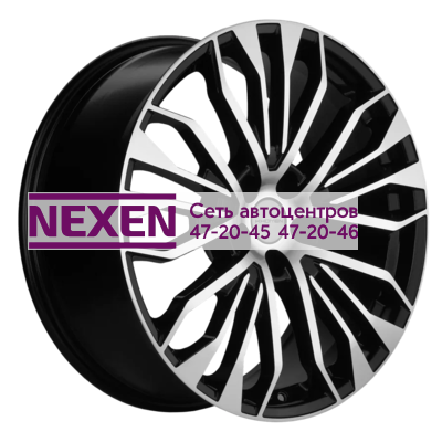 Khomen Wheels 8,5x20/5x114,3 ET30 D60,1 KHW2009 (RX) Black-FP