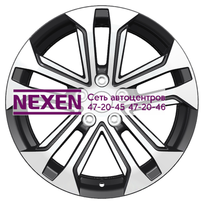 Khomen Wheels 7x18/5x114,3 ET38 D67,1 KHW1803 (Outlander) Black-FP