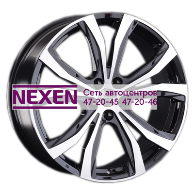 Replay 8x20/5x114,3 ET30 D60,1 LX108 BKF (конус, C570)