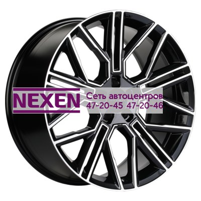 Khomen Wheels 9,5x21/5x114,3 ET30 D66,1 KHW2101 (Infiniti) Black-FP