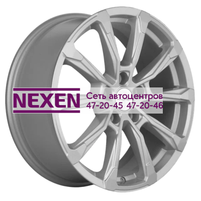 Khomen Wheels 7,5x18/5x108 ET46 D63,4 KHW1808 (Tugella/Jaguar XF/F-Pace) F-Silver