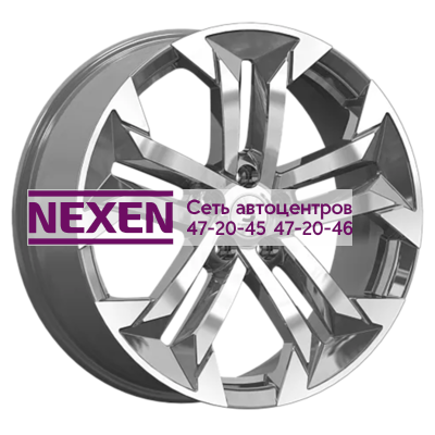 Premium Series 7,5x19/5x114,3 ET40 D64,1 КР015 (Haval F7/F7x) Diamond Gloss Graphite