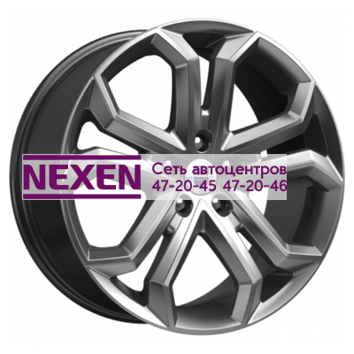 K&K 8,5x19/5x114,3 ET35 D60,1 Пандора (КС466) Дарк платинум