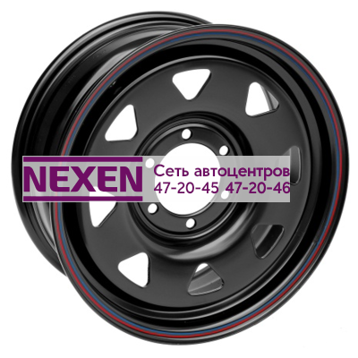 Off-Road Wheels 8x18/6x139,7 ET20 D110 Тойота Ниссан черный (треуг. мелкий)