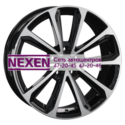 Replay 8x19/5x120 ET30 D66,1 VO4 BKF (конус, C570)