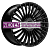 Khomen Wheels 8,5x20/5x112 ET38 D66,6 KHW2008 (Mercedes Front) Black