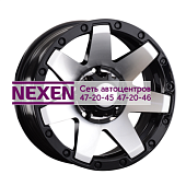 LS 8,5x18/5x114,3 ET30 D66,6 881 MB (конус, Колпак+лого)