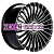 Khomen Wheels 8,5x20/5x112 ET43 D66,6 KHW2008 (Mercedes Front) Black-FP