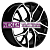 Khomen Wheels 8x20/5x120 ET41,5 D66,1 KHW2012 (Voyah Dream) Black-FP