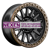 LS FlowForming 9x18/6x139,7 ET15 D106,1 RC90 BK (конус, Колпак+лого)