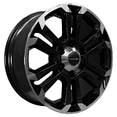 Khomen Wheels 7,5x18/6x139,7 ET30 D106,1 KHW1817 (Fortuner/Hilux) Gray-FP