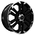 Khomen Wheels 7,5x18/6x139,7 ET30 D106,1 KHW1817 (Fortuner/Hilux) Black-FP