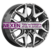 K&K 7,5x18/6x114,3 ET45 D66,1 Гангут (КС1176) Алмаз черный